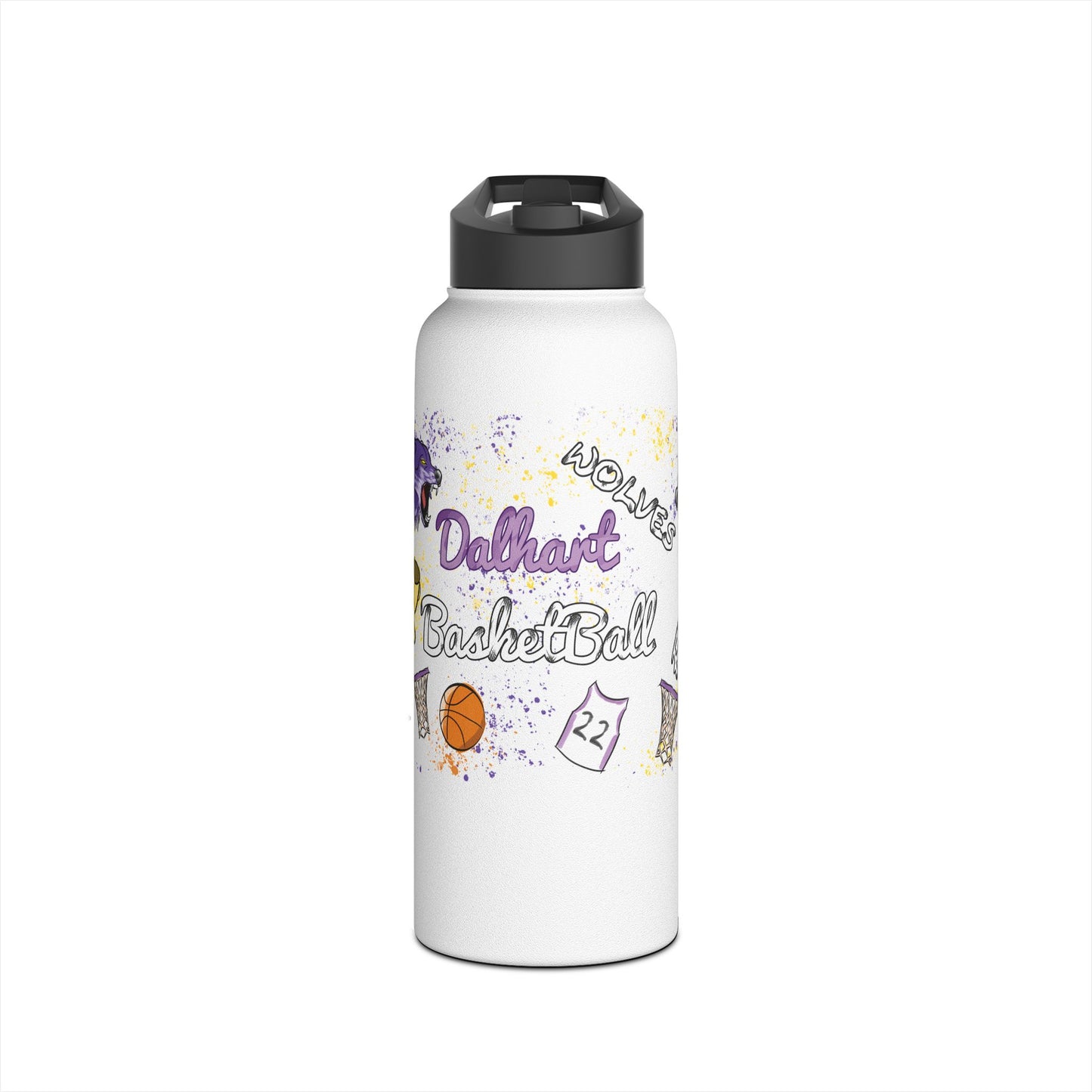 Original Basketball Stainless Steel Water Bottle