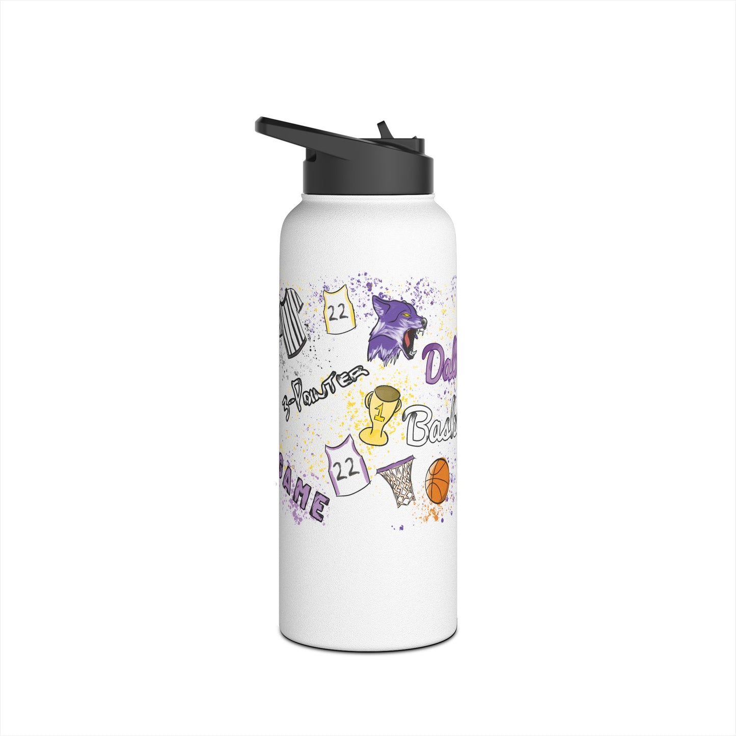 Original Basketball Stainless Steel Water Bottle